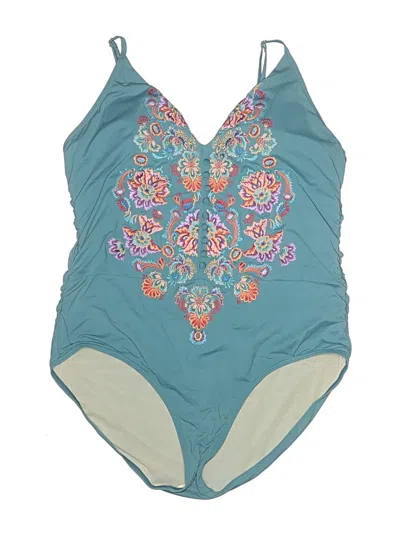 Pre-owned Sundance One Piece Swimsuit In Teal