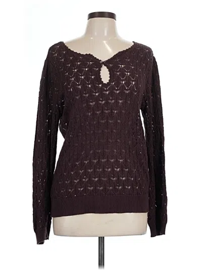 Pre-owned Sundance Pullover Sweater In Brown