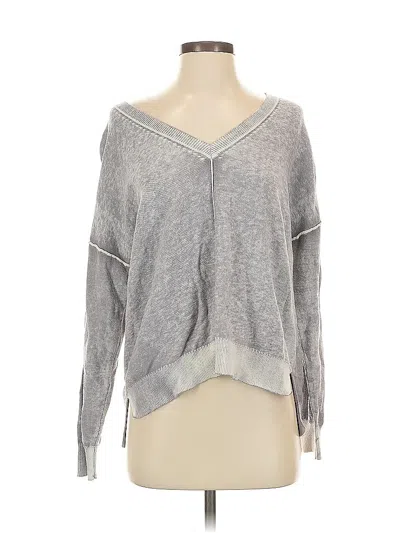 Pre-owned Sundance Pullover Sweater In Gray