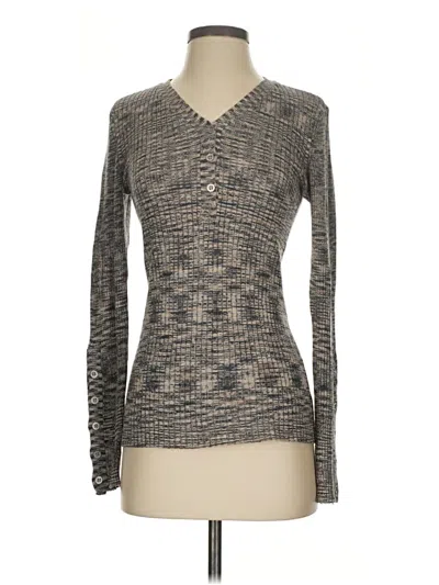 Pre-owned Sundance Pullover Sweater In Gray