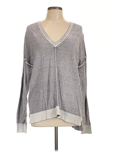 Pre-owned Sundance Pullover Sweater In Gray