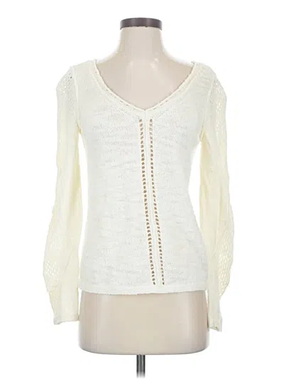 Pre-owned Sundance Pullover Sweater In Ivory