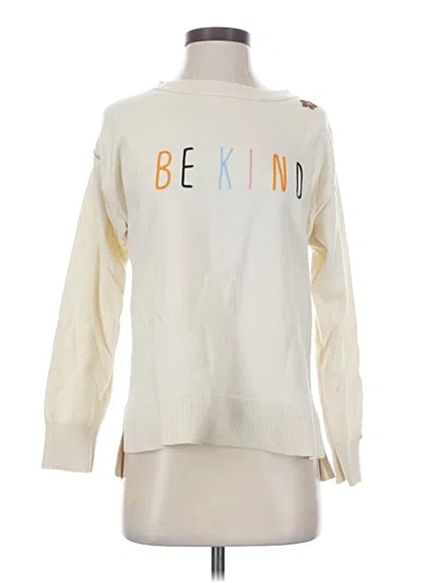 Pre-owned Sundance Pullover Sweater In Ivory