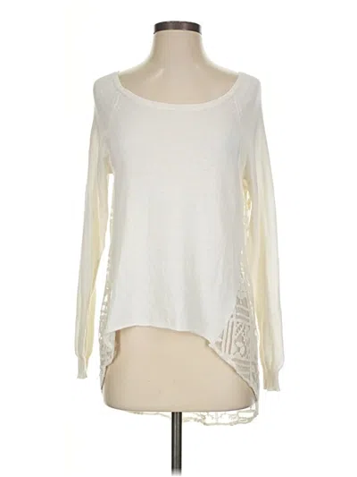 Pre-owned Sundance Pullover Sweater In Ivory