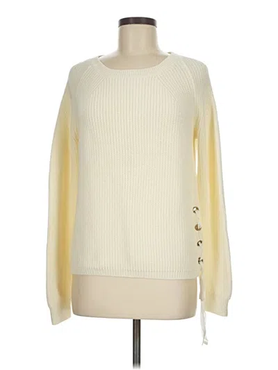 Pre-owned Sundance Pullover Sweater In Ivory
