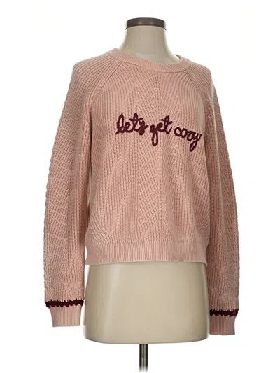 Pre-owned Sundance Pullover Sweater In Pink