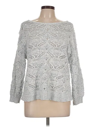 Pre-owned Sundance Pullover Sweater In Silver