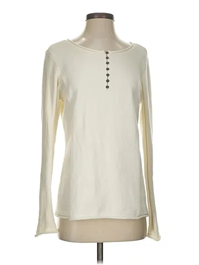 Pre-owned Sundance Pullover Sweater In White