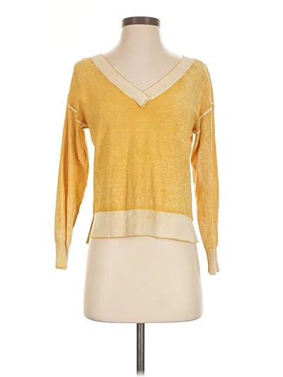 Pre-owned Sundance Pullover Sweater In Yellow