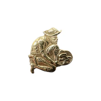 Pre-owned Sundance Senator Dianne Feinstein San Francisco 49'ers Superbowl Xvi 14k Gold Brooch Pin In Multi