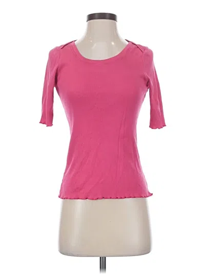 Pre-owned Sundance Short Sleeve T-shirt In Pink