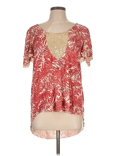 Pre-owned Sundance Short Sleeve T-shirt In Red