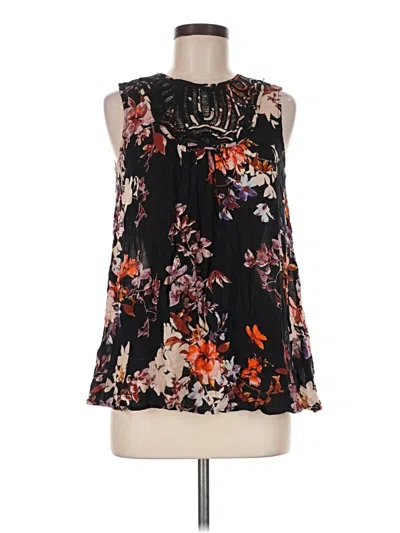 Pre-owned Sundance Sleeveless Blouse In Black