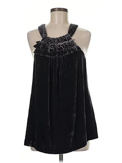 Pre-owned Sundance Sleeveless Blouse In Black