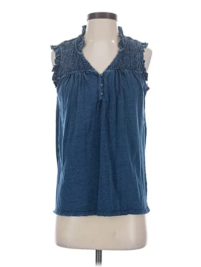 Sundance Sleeveless Blouse In Blue
