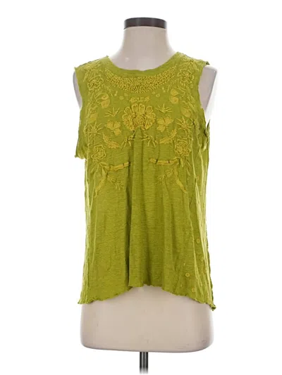 Pre-owned Sundance Sleeveless Blouse In Green