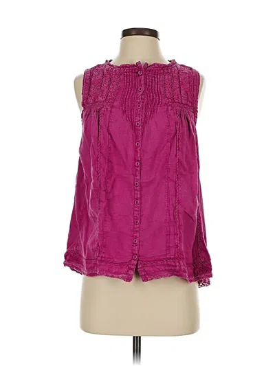 Pre-owned Sundance Sleeveless Blouse In Pink