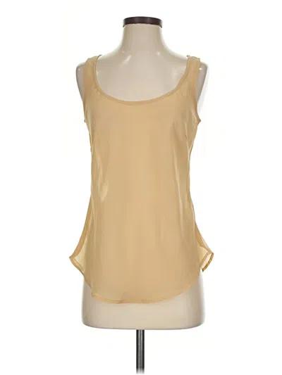 Pre-owned Sundance Sleeveless Blouse In Tan