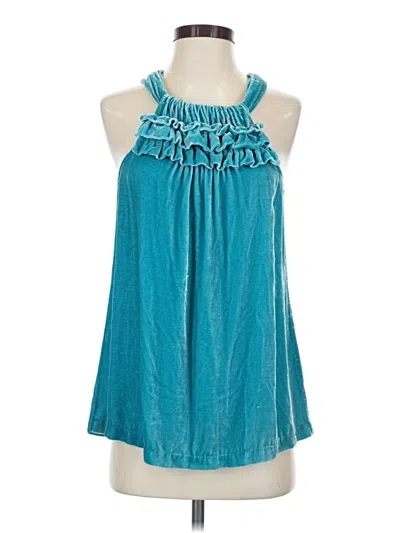 Pre-owned Sundance Sleeveless Blouse In Teal