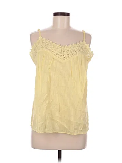 Pre-owned Sundance Sleeveless Blouse In Yellow