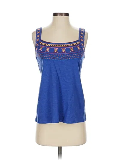 Pre-owned Sundance Sleeveless Top Blue Sweetheart Neckline Tops
