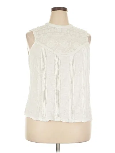 Pre-owned Sundance Sleeveless T-shirt In Ivory