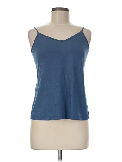 Pre-owned Sundance Tank Top Blue Halter Neckline Tops