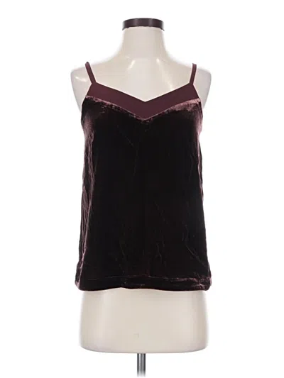 Pre-owned Sundance Tank Top Burgundy Halter Neckline Tops
