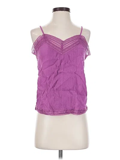 Pre-owned Sundance Tank Top Purple Halter Neckline Tops