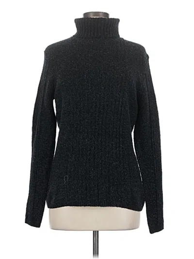 Pre-owned Sundance Turtleneck Sweater In Black