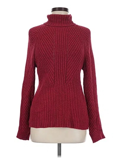 Pre-owned Sundance Turtleneck Sweater In Red