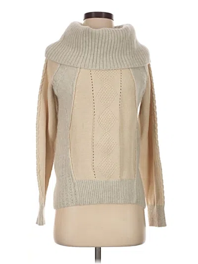 Pre-owned Sundance Turtleneck Sweater In Tan