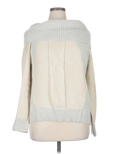 Pre-owned Sundance Turtleneck Sweater In White