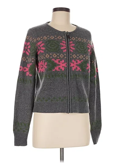 Pre-owned Sundance Wool Cardigan Sweater In Gray