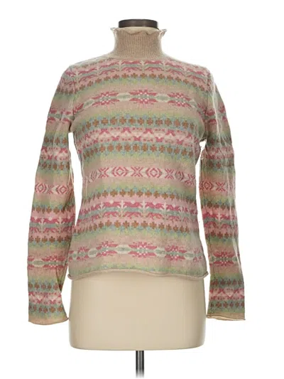 Pre-owned Sundance Wool Pullover Sweater In Pink