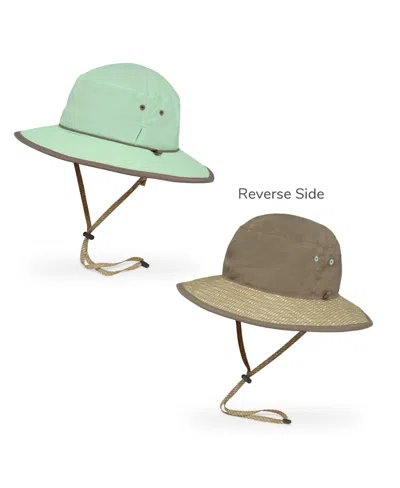 Sunday Afternoons Daydream Bucket Hat In Vapor Blue,natural Grass