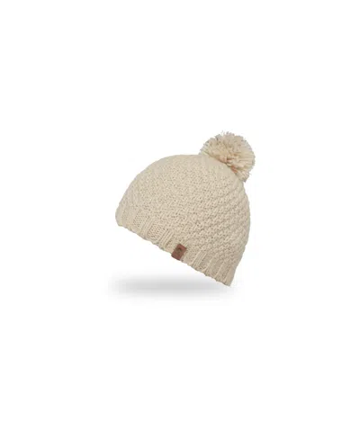 Sunday Afternoons Glissade Ponytail Beanie In Almond