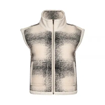 Sunday Amani Vest In Canyon Plaid In Multi
