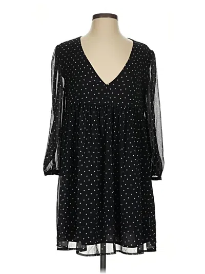 Pre-owned Sunday Best 3/4 Sleeve Blouse In Black