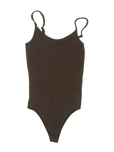 Pre-owned Sunday Best Bodysuit In Brown