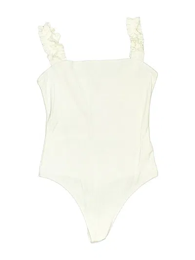 Pre-owned Sunday Best Bodysuit In Ivory