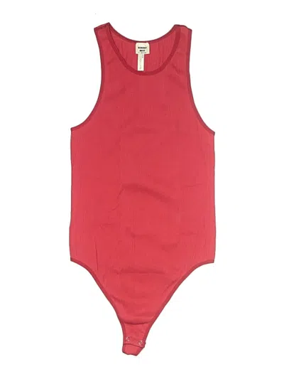 Pre-owned Sunday Best Bodysuit In Red