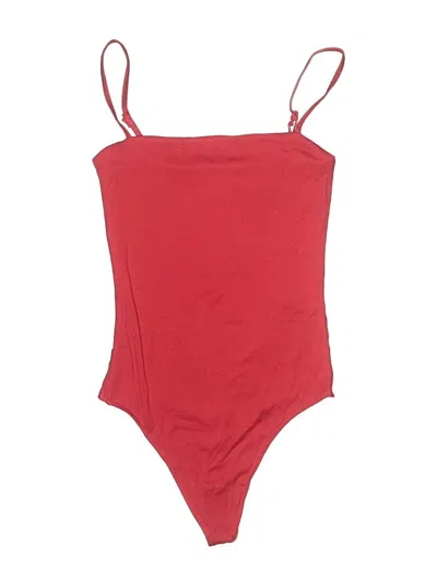 Pre-owned Sunday Best Bodysuit In Red
