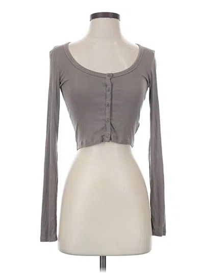 Pre-owned Sunday Best Cardigan Sweater In Gray