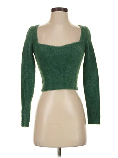 Pre-owned Sunday Best Cardigan Sweater In Green