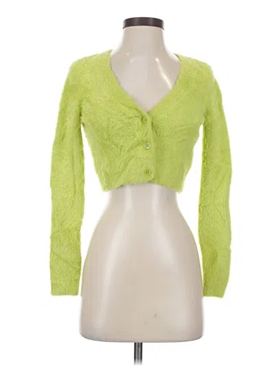Pre-owned Sunday Best Cardigan Sweater In Green