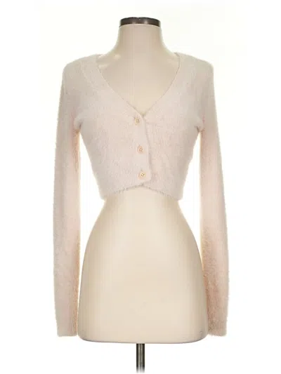 Pre-owned Sunday Best Cardigan Sweater In Ivory