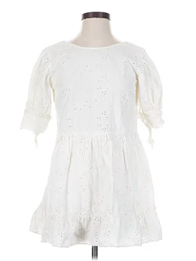 Pre-owned Sunday Best Casual Dress In White
