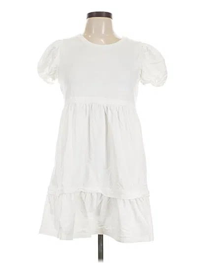 Pre-owned Sunday Best Casual Dress In White