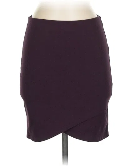 Pre-owned Sunday Best Casual Skirt In Burgundy